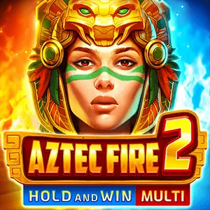 Aztec Fire 2 Hold and Win slot cover, 3 Oaks Gaming